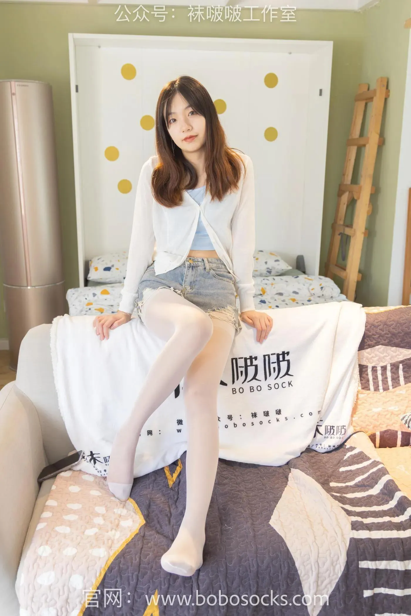 [BoBoSocks袜啵啵]NO.102 小甜豆-板鞋、白丝 [140P]插图2